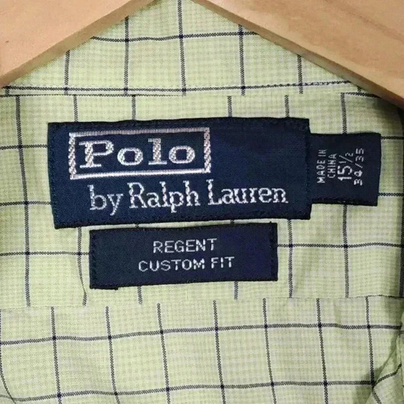Polo Ralph Lauren Mens Regent‎ Long Sleeve Shirt Button Up 15.5 Checks Pony - Picture 3 of 15
